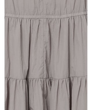 Te chichi スリーブリボンロングワンピース グレー