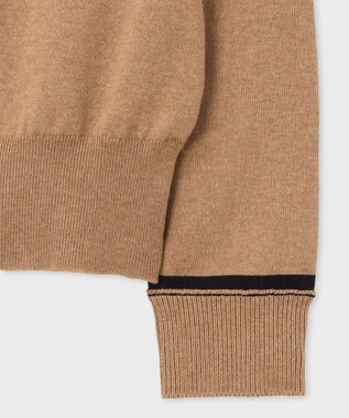 Paul Smith アクセントカラー クルーネックニット キャメル