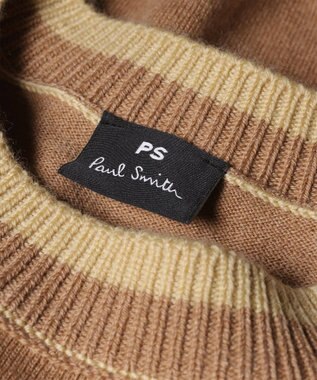 Paul Smith アクセントカラー クルーネックニット キャメル