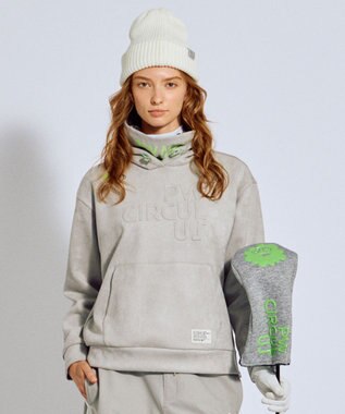 PW CIRCULUS 【UNISEX】WAVY カラーニット帽 ゴルフ ホワイト系