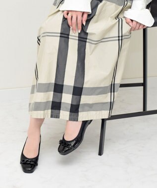 Bridget Birkin 【Bridget Birkin walk】アクリルチェーンウォーキングパンプス ブラックエナメル