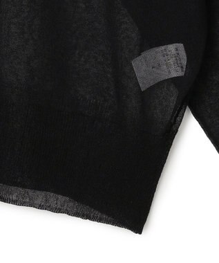 BEIGE， SIDERITE / シアージップフーディーニット Black