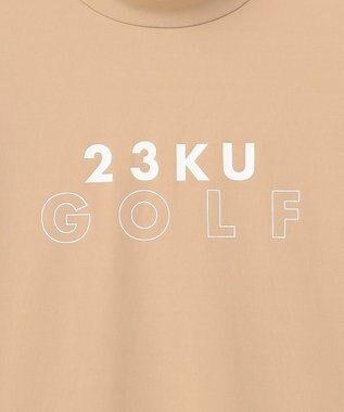 23区GOLF 【MEN】ベアスムース モックネックシャツ ベージュ系