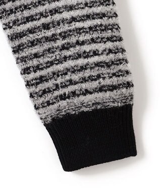 JOSEPH HOMME ヘアリーグラデーション　クルーネックニット ライトグレー系2