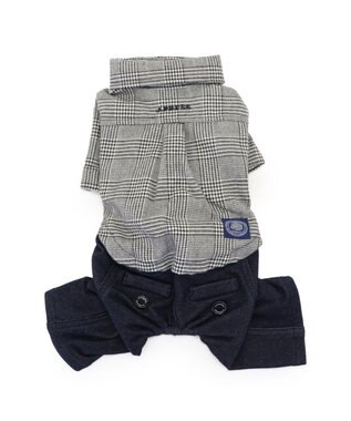 PET PARADISE J.PRESS パンツ つなぎ 《グレンチェック》 小型犬 グレンチェック