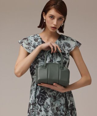 GRACE CONTINENTAL ADD CULUMN PUFF BOSTON グリーン