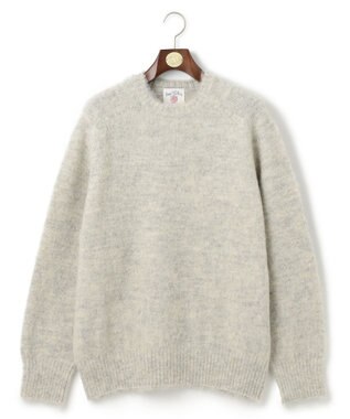 J.PRESS MEN 【J.PRESS ORIGINALS】Shaggy Dog Crew Neck Sweater / Japan Made アイボリー系