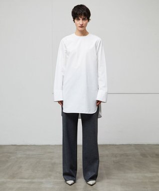 BEIGE， 【L-size】CORBY / ウエストゴムワイドパンツ C.Gray