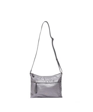 PELLE BORSA シンプルショルダーバッグ Alive アライブ 4449 ガンメタ