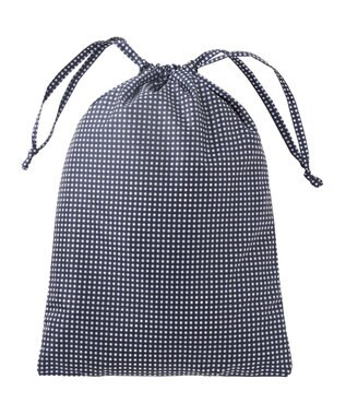 MOONBAT FLAT PURE サイクル レインポンチョ チェック 自転車 収納袋付き ネイビーブルー