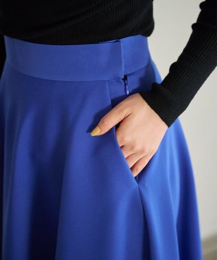 #Newans サーキュラースカート ブルー