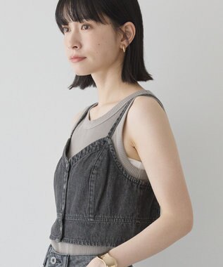 AMERICAN HOLIC デニムキャミビスチェ Light Indigo