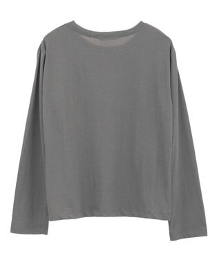CRAFT STANDARD BOUTIQUE シアー天竺プルオーバー Charcoal Gray