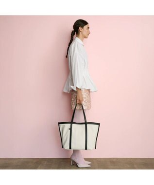 PELLE BORSA ラージトート Blancoat ブランコート 5850 アイボリー