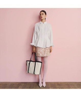 PELLE BORSA ラージトート Blancoat ブランコート 5850 アイボリー