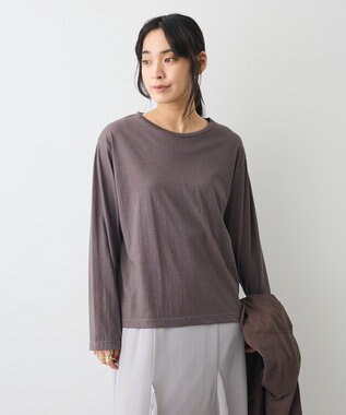 CRAFT STANDARD BOUTIQUE シアー天竺プルオーバー Charcoal Gray