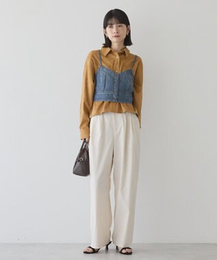 AMERICAN HOLIC デニムキャミビスチェ Light Indigo