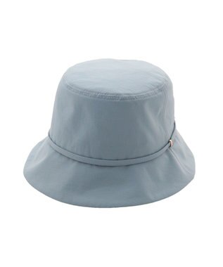 MOONBAT 【遮光100％/遮熱/UVカット】FURLA(フルラ)小ツバ 後ろ割れ バケットハット 帽子 無地 チャーム付き 手洗い可能/サイズ調整可能