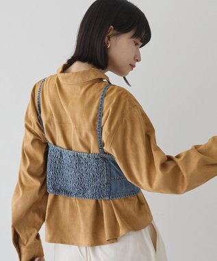 AMERICAN HOLIC デニムキャミビスチェ Light Indigo