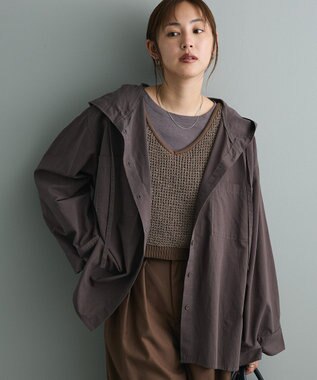 CRAFT STANDARD BOUTIQUE シアー天竺プルオーバー Charcoal Gray