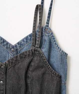 AMERICAN HOLIC デニムキャミビスチェ Light Indigo