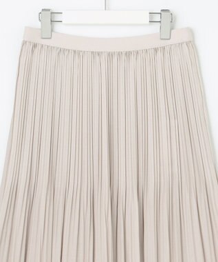 23区 【洗える】ランダムプリーツ スカート ベージュ系