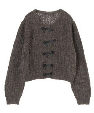 Green Parks ■高橋愛×ＧｒｅｅｎＰａｒｋｓメニーリボンニット Off White