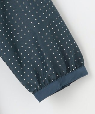 J.PRESS LADIES L 【洗える】ブロックドットプリント ワンピース ダルブルー系5