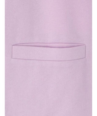 Green Parks 裏起毛ミディ丈ドットボタンカーディガン Purple