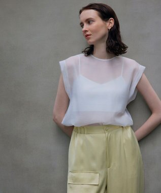 ストレッチポンチ クロップドキャミ