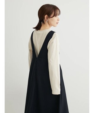 Green Parks ・ＥＬＥＮＣＡＲＥ　ＤＵＥ　Ｖネックジャンスカ Black