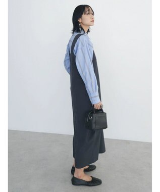 Green Parks armonia．コクーンシルエットジャンスカ Gray