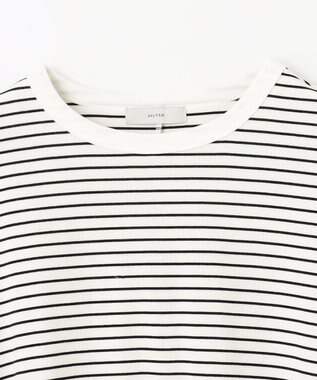 ANY L フライスワイドTシャツ ボーダー