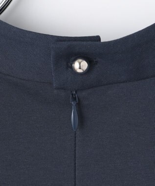 #Newans 【ANSWER for シティライフ】乾燥機対応！ハイネックフレンチスリーブカットソー ネイビー系