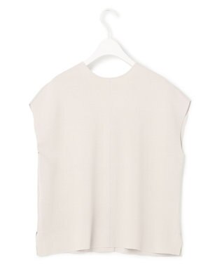 ICB 【洗える】ハイゲージスムース スリーブレスプルオーバー トープ系