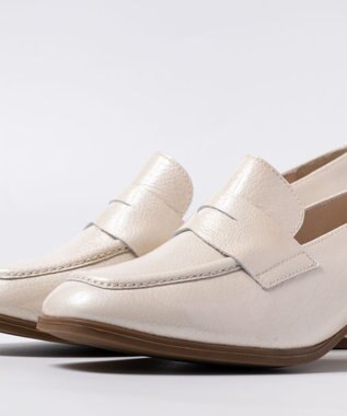 BONTRE 【BONTRE/ボントレ】チャンキーヒールローファー アイボリー