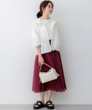 組曲 S 【先行予約】カラーボイル スカート ガーネット系