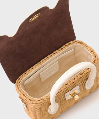 GRACE CONTINENTAL Micro RattanBag エクリュ