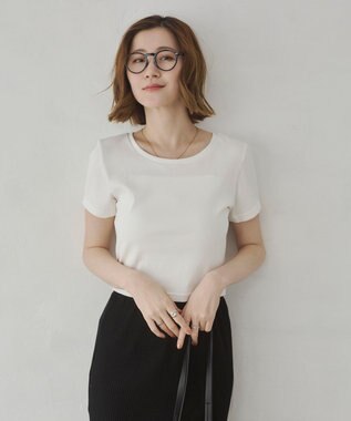WEGO コンパクトリブT ホワイト