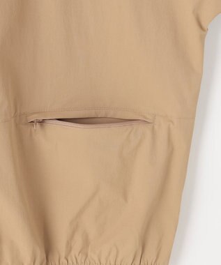 PW CIRCULUS 【MEN】パッカブルハーフジップ ゴルフ ベージュ系