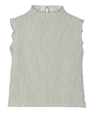 Green Parks ・Ｐｅｔｉｔ　Ｆｌｅｕｒ　ウェーブメロープルオーバー Light Khaki