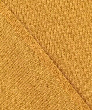 BEIGE， 【洗える・GISELe 10月号掲載】FORD / ウール配色メローハイネックカットソー Mustard