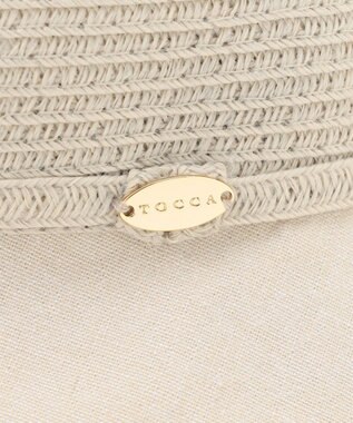 TOCCA 【UV99%以上カット・吸水速乾・抗菌防臭・洗える・サイズ調整可】BRAID COMBI HAT ハット ベージュ系