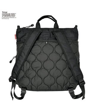 ROOTOTE 8457【スヌーピー】IP.セオルー.パフ.ピーナッツ-0R 01：ブラック