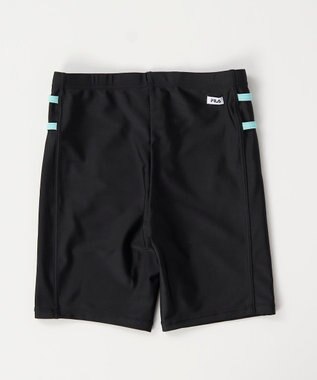 OP／FILA 【FILA】大きいサイズ｜タンクトップ＆スパッツスクール水着 180㎝ ブラック×サックス