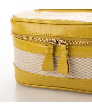 UNBILLION kakatoo バンブーハンドル2wayバニティバッグ イエロー