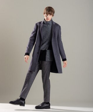 JOSEPH HOMME メリノブロック　ニット ブラック系