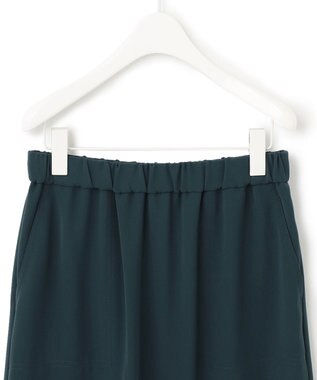 ICB 【WEB限定カラーあり・洗える】ライトダブルクロス スカート パイングリーン系