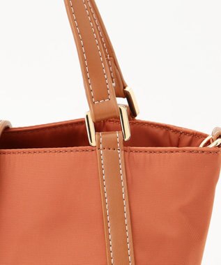 LA BAGAGERIE ひねり金具付きエレガンストート　SSサイズ レンガブラウン