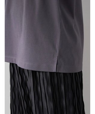 earth music&ecology ＴＥＲＲＥ　ＢＡＴＴＵＥ　フレンチＴ Charcoal Gray